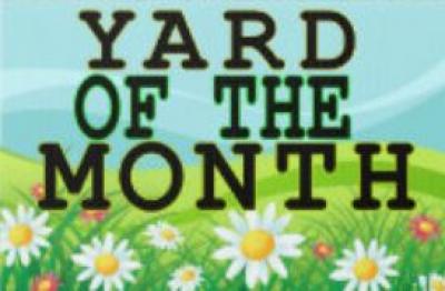 Yard of the Month Sign